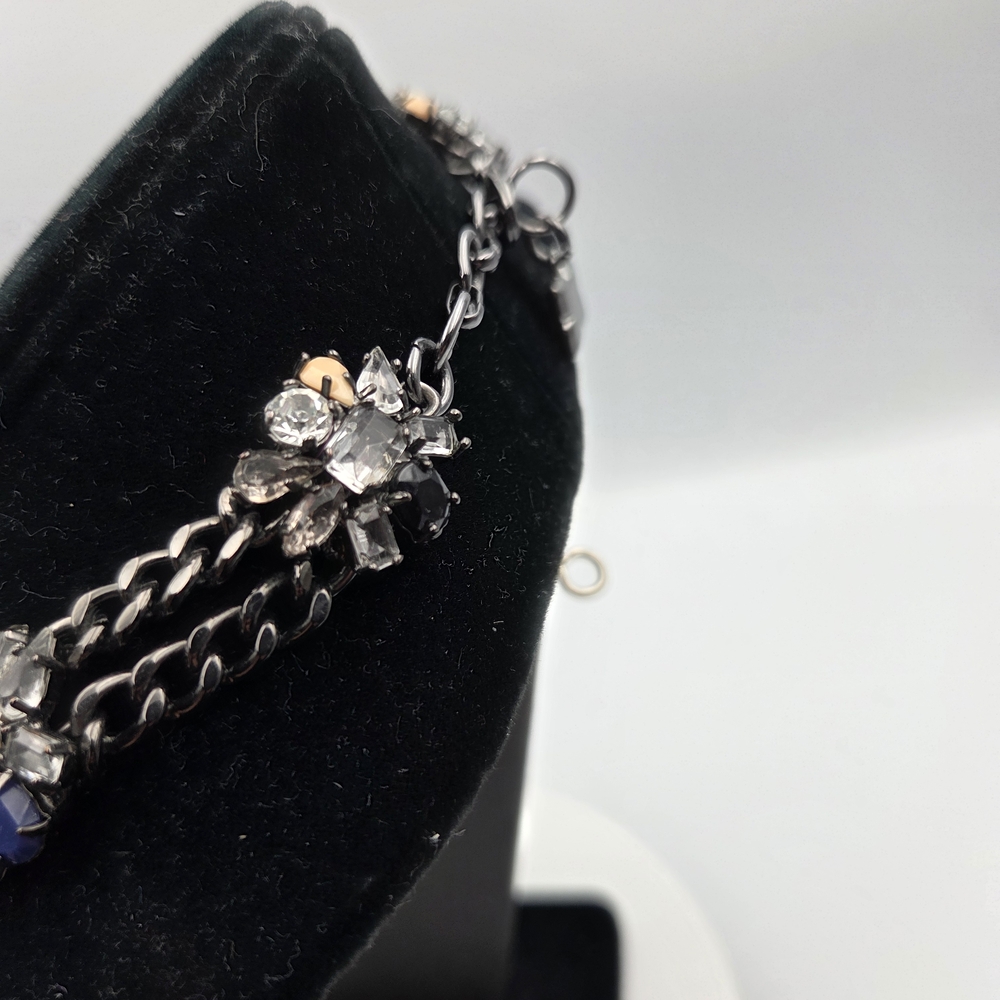 Bcbgmaxazria Silver And Gold Statement Necklace - image 7